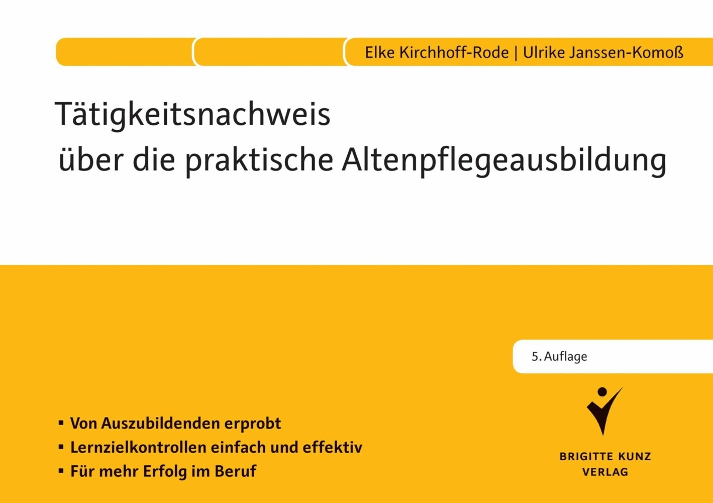 Tätigkeitsnachweis über die praktische Altenpflegeausbildung main product photo