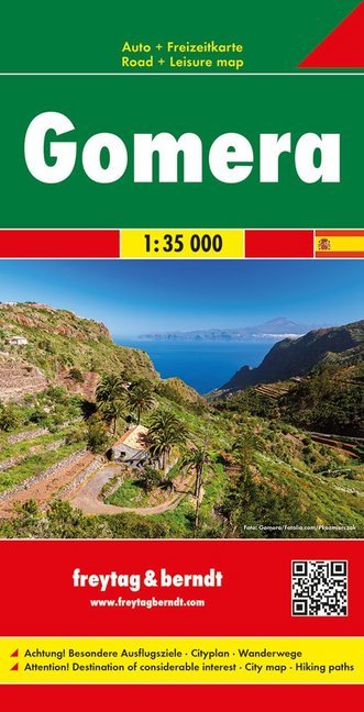 Freytag & Berndt Auto + Freizeitkarte Gomera. La Gomera main product photo