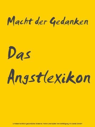 Das Angstlexikon