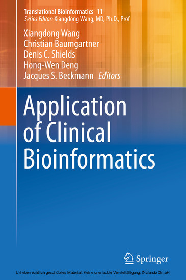 Application of Clinical Bioinformatics main product photo