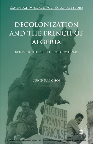 Decolonization and the French of Algeria main product photo