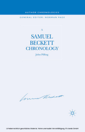 A Samuel Beckett Chronology