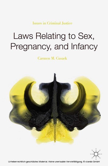 Laws Relating to Sex, Pregnancy, and Infancy main product photo