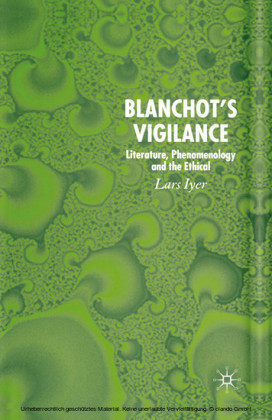 Blanchot's Vigilance