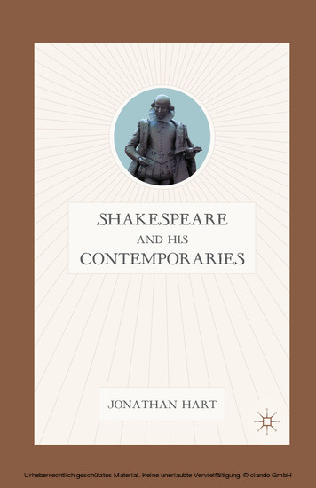 Shakespeare and His Contemporaries main product photo