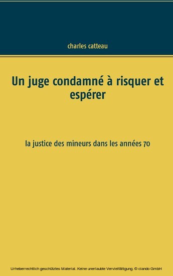Un juge condamné à risquer et espérer main product photo