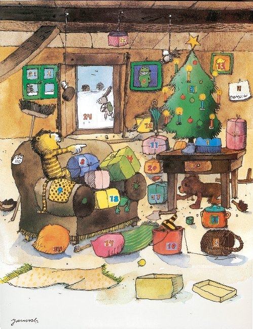 Adventskalender Weihnachtszimmer main product photo