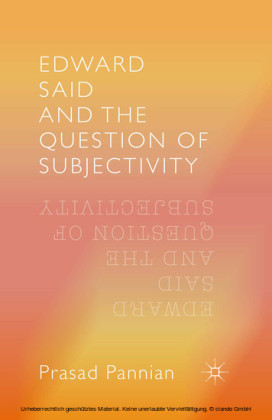 Edward Said and the Question of Subjectivity