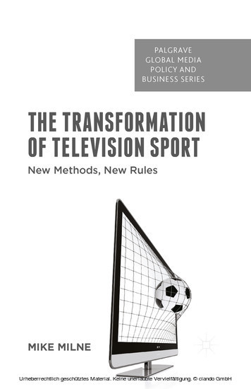 The Transformation of Television Sport main product photo