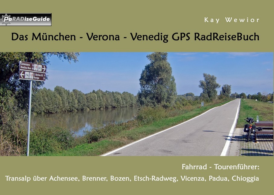 Das München - Verona - Venedig GPS RadReiseBuch main product photo