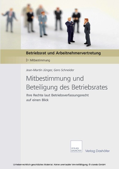 Mitbestimmung und Beteiligung des Betriebsrates main product photo