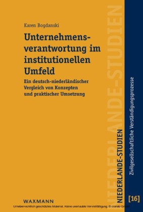 Unternehmensverantwortung im institutionellen Umfeld