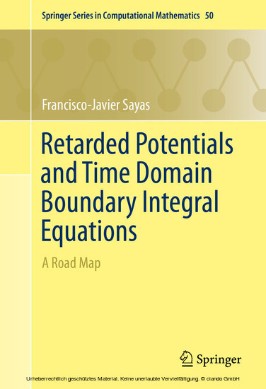 Retarded Potentials and Time Domain Boundary Integral Equations main product photo
