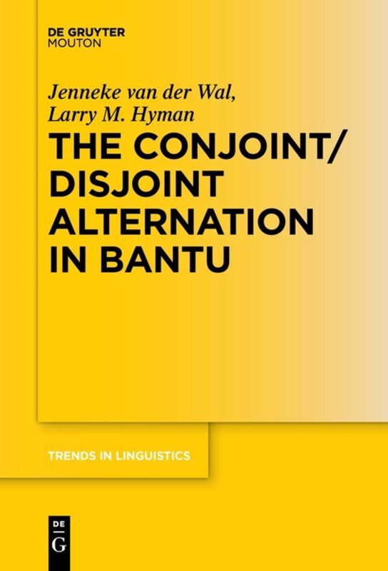 The Conjoint/Disjoint Alternation in Bantu main product photo