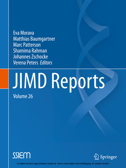 JIMD Reports, Volume 26 main product photo