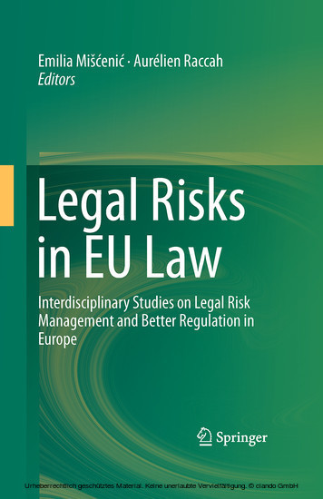Legal Risks in EU Law main product photo