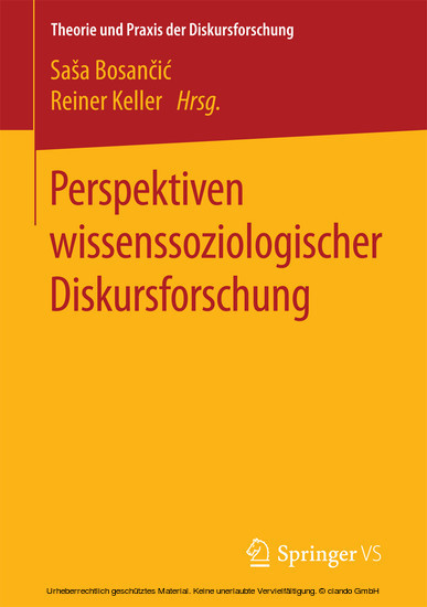 Perspektiven wissenssoziologischer Diskursforschung main product photo