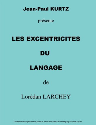 les excentricités du langage
