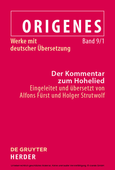 Der Kommentar zum Hohelied main product photo