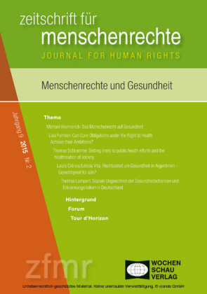 Menschenrechte und Gesundheit