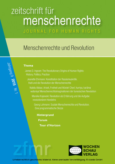 Menschenrechte und Revolution main product photo
