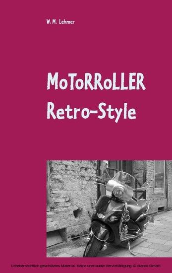 Motorroller Retro-Style main product photo