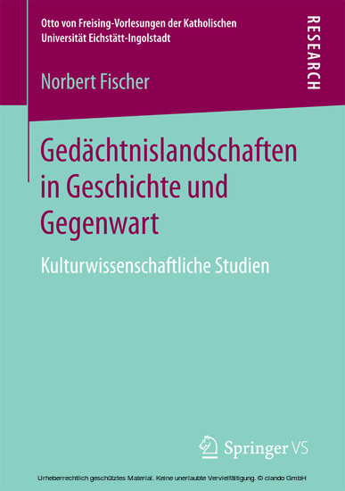 Gedächtnislandschaften in Geschichte und Gegenwart main product photo