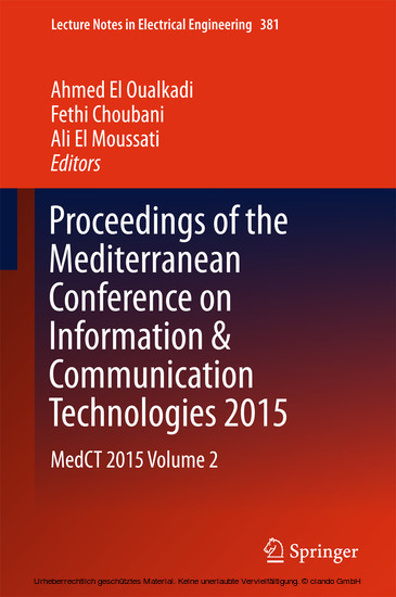 Proceedings of the Mediterranean Conference on Information & Communication Technologies 2015 main product photo