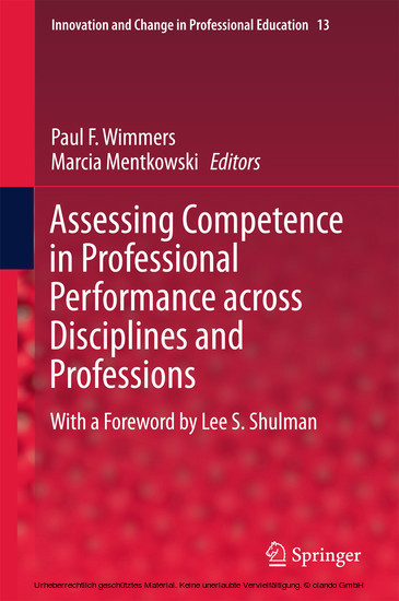 Assessing Competence in Professional Performance across Disciplines and Professions main product photo