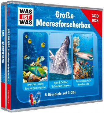 WAS IST WAS 3-CD-Hörspielbox. Große Meeresforscherbox, Audio-CD