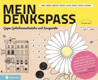 Mein Denkspass. Das Gedächtnistraining für Senioren. Der XXL-Gehirnjogging-Block mit den besten Denksport-Übungen für Senioren.