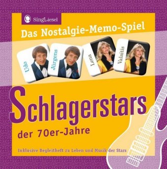 Das Memo-Spiel für Senioren - Schlagerstars der 70er-Jahre