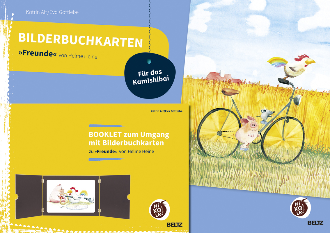 Bilderbuchkarten "Freunde" von Helme Heine main product photo