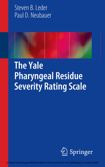 The Yale Pharyngeal Residue Severity Rating Scale main product photo