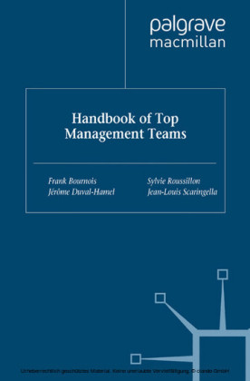 Handbook of Top Management Teams