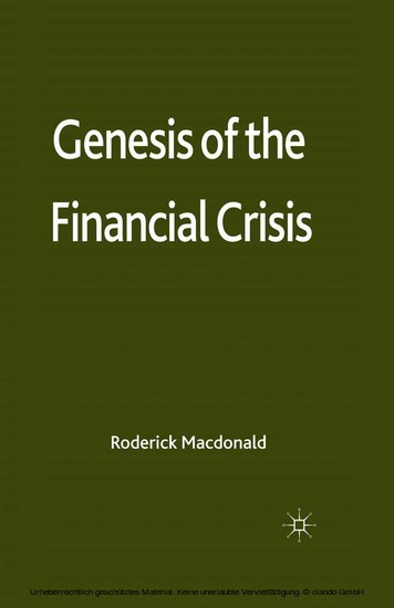 Genesis of the Financial Crisis main product photo
