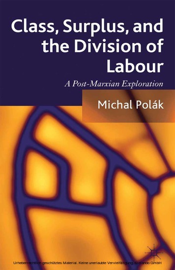 Class, Surplus, and the Division of Labour main product photo