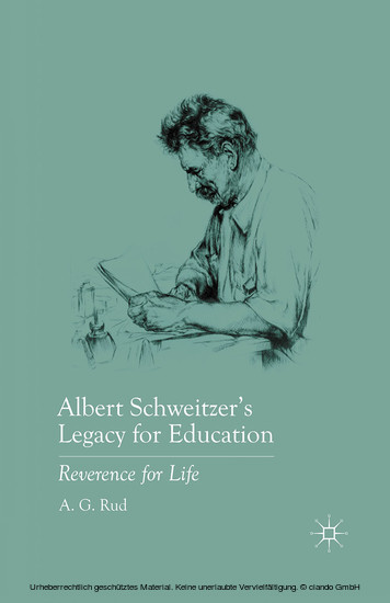 Albert Schweitzer's Legacy for Education main product photo