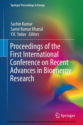 Proceedings of the First International Conference on Recent Advances in Bioenergy Research