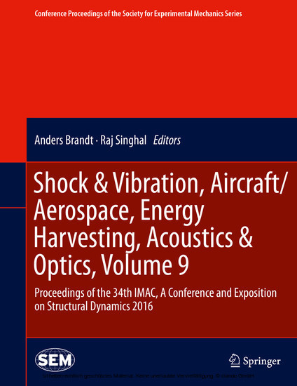 Shock & Vibration, Aircraft/Aerospace, Energy Harvesting, Acoustics & Optics, Volume 9 main product photo