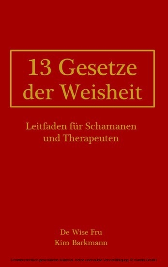 13 Gesetze der Weisheit main product photo