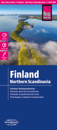 Reise Know-How Landkarte Finnland und Nordskandinavien / Finland and Northern Scandinavia (1:875.000). Finlande et nord de la Scandinavie / Finlandia y Escandinavia del norte