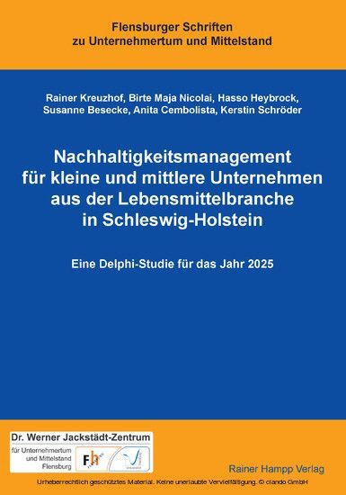 Nachhaltigkeitsmanagement für kleine und mittlere Unternehmen aus der Lebensmittelbranche in Schleswig-Holstein main product photo