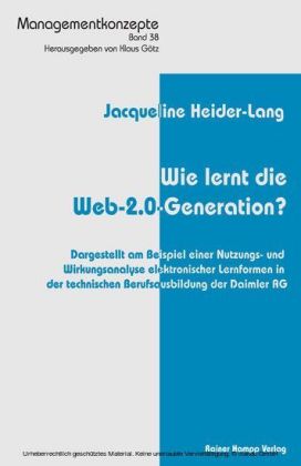 Wie lernt die Web-2.0-Generation?