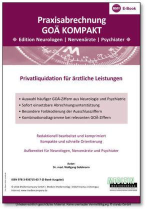 Praxisabrechnung GOÄ Kompakt