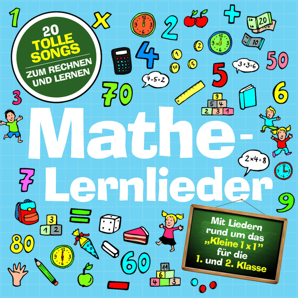 Mathe-Lernlieder, 1 Audio-CD main product photo