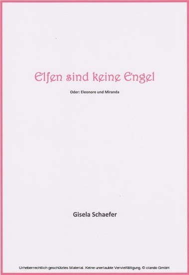 Elfen sind keine Engel main product photo