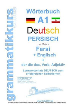 Wörterbuch Deutsch - Persisch - Farsi - Englisch