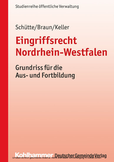 Eingriffsrecht Nordrhein-Westfalen main product photo