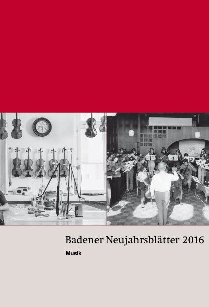 Badener Neujahrsblätter 2017 main product photo